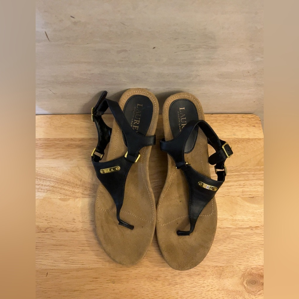 Lauren Ralph Nikki PU 
Leather Sandals - Picture 2 of 9